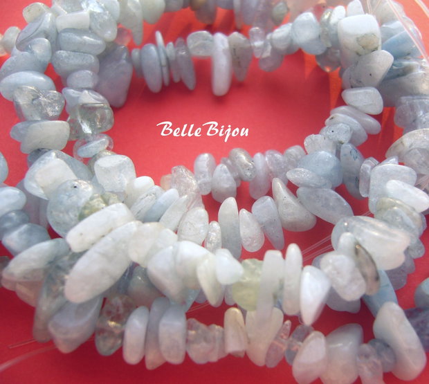 20 cm Chips-uri din aquamarine