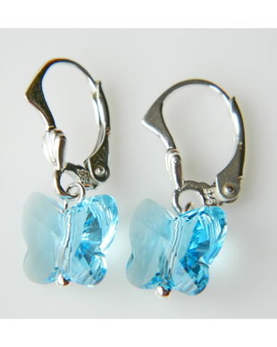 Cercei Swarovski Fluturasi