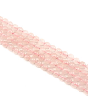 Cuart roz, sfere 4 mm (cod 1-340)