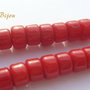 (5 b) Coral rosu tubulete usor rotunjite aprox 5.5-6.5x4 mm