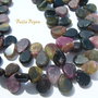 (5 b) Briolete din turmalina aprox 3x6.5x8-8.5 mm