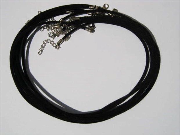 Baza colier de catifea neagra 43cm