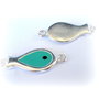 1b Link  '' green fish '' 35 x 15mm