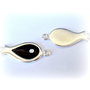 1b Link '' black fish '' 35 x15mm