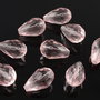 C188 Cristal fatetat, lacrima, 10x16mm, roz