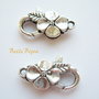 Inchizatoare lobster cu floare 6x14x25 mm