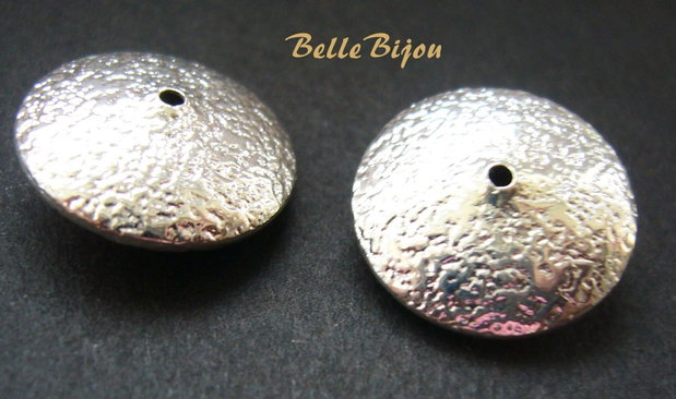 "Farfurie zburatoare" argintie 16x7 mm