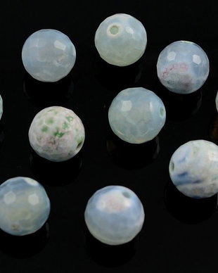 AG015 Agate crab verzi, 10mm