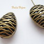 Lacrima finisaj bronz 18x13x8 mm