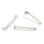 Baza brosa, 32,5 mm, otel placat cu argint (cod 3-47)