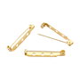 Baza brosa, 32,5 mm, otel placat cu aur (cod 3-48)
