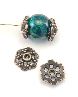 Capacele, finisaj cupru antichizat, 13,5 mm (cod 8-49)