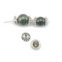 Capacele, finisaj argintiu antichizat, 8 mm (cod 8-52)