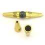 Conuri, finisaj auriu antichizat, 8 mm (cod 8-62)