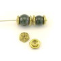 Capacele, finisaj auriu antichizat, 8 mm (cod 8-69)