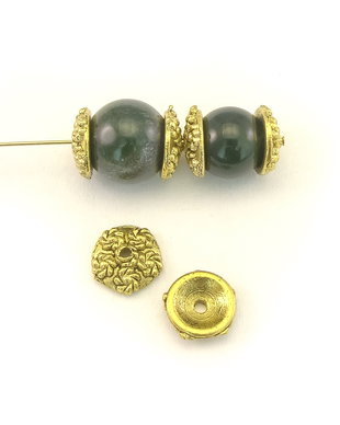 Capacele, finisaj auriu antichizat, 8 mm (cod 8-69)