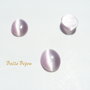 (3 b) Cabochon ochi de pisica lila 3x8x10 mm