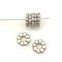 Distantier argintiu antichizat, 7,5 mm (cod 7-112)