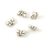 Distantier fluturas, argintiu antichizat, 8x5,5 mm (cod 7-116)