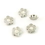 Distantier floare, argintiu antichizat, 10 mm (cod 7-119)