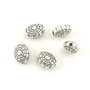 Distantier argintiu antichizat, 9,5x8 mm (cod 7-125)