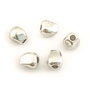 Distantier argintiu antichizat, 9,5x8 mm (cod 7-131)