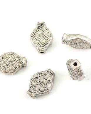 Distantier, argintiu antichizat, 14x10 mm (cod 7-136)