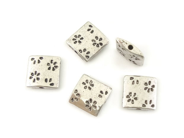 Distantier, argintiu antichizat, 11,5 mm (cod 7-137)