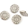 Distantier, argintiu antichizat, 18 mm (cod 7-139)