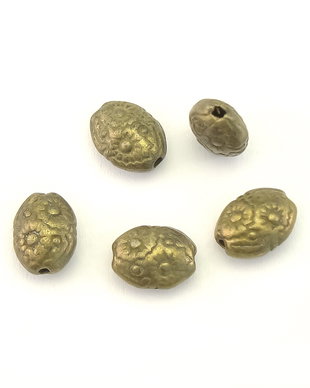 Distantier, finisaj bronz, 8x6 mm (cod 7-157)