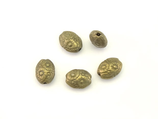 Distantier, finisaj bronz, 8x6 mm (cod 7-157)
