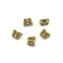 Distantier fluturas, finisaj bronz, 4,5x4 mm (cod 7-160)