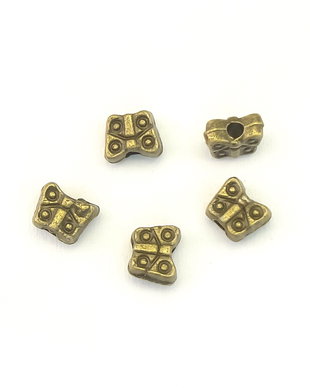 Distantier fluturas, finisaj bronz, 4,5x4 mm (cod 7-160)