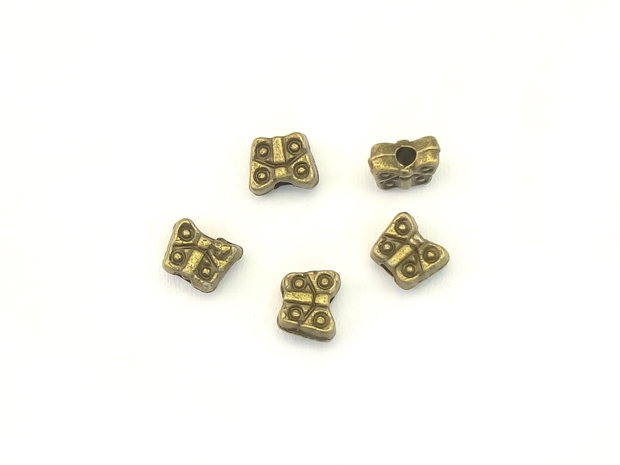 Distantier fluturas, finisaj bronz, 4,5x4 mm (cod 7-160)