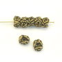 Distantier flori, finisaj bronz, 8x6,5 mm (cod 7-164)