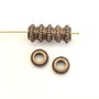 Distantier, finisaj cupru antichizat, 7,5x3 mm (cod 7-168)