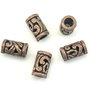 Distantier, finisaj cupru antichizat, 12x7 mm (cod 7-176)