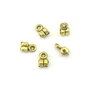 Distantier/agatatoare, finisaj auriu antichizat, 4,5x3,5 mm (cod 7-180)