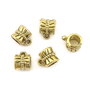 Distantier, finisaj auriu antichizat, 7,5x7 mm (cod 7-183)