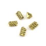 Distantier, finisaj auriu antichizat, 7x5 mm (cod 7-186)