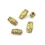 Distantier, finisaj auriu antichizat, 9,5x5 mm (cod 7-189)