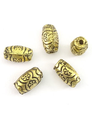 Distantier, finisaj auriu antichizat, 11x6 mm (cod 7-191)