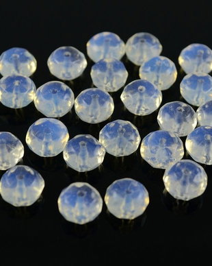 HO497 Opalit rondele fatetate 8mm