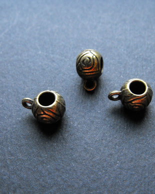 AGATATOARE BRONZ PANDANTIV - 12 X 9 MM