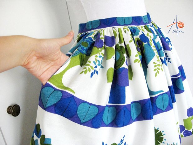A retro summer skirt