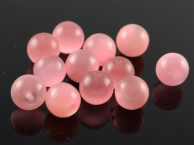 A503 Ochi de pisica sfere 10mm, roz
