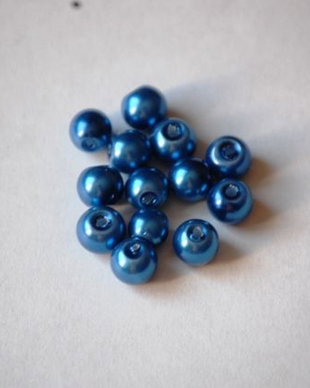 LPE601 - perle albastre 6 mm