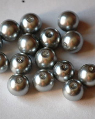 LPE800 - perle gri deschis 8 mm