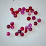 LPP407 - agate stripped fucsia 4 mm