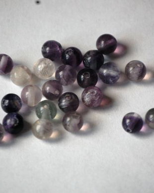 LPP600 - margele fluorit - 6 mm